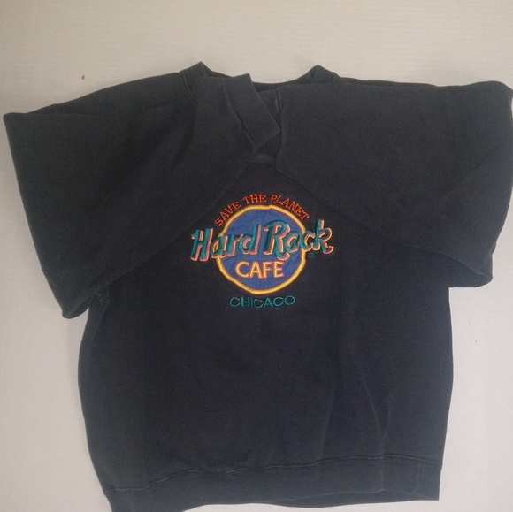 Hard Rock Cafe Other - Vintage Hard Rock Cafe Black Sweatshirt Medium